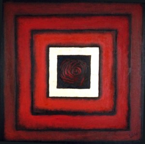 Twelve Paintings in Red - 3